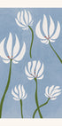 Poster mit weißen Blumen - Posterbox.dk