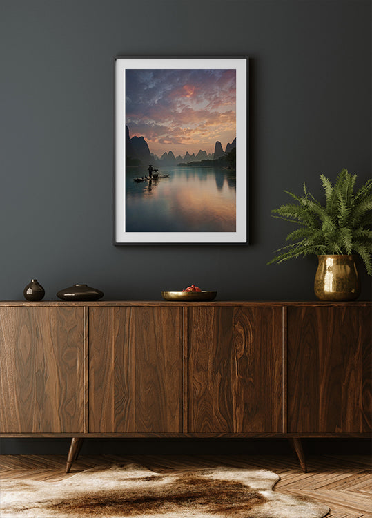 Li River Sunrise Plakat - Posterbox